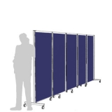 AR05T scheda prodotto - Separè autostabile ALA ROLLER Separè autostabile ALA ROLLER "TXT" - cm 516x190h (5 elementi) - Separè autostabile ALA ROLLER