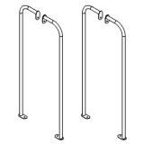 CRMM scheda prodotto - Maniglioni per separè CLIPPER ROLLER (Kit 4 pezzi) Maniglioni per separè CLIPPER ROLLER (Kit 4 pezzi) - Maniglioni per separè CLIPPER ROLLER (Kit 4 pezzi)