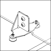 Schermo divisorio ONDESK "vetroplastico" - cm 70x45h