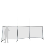 AQ60.20P scheda prodotto - Separè autostabile ALA QUINTA Separè autostabile ALA QUINTA "alveolare" - cm 600x200h (3 elementi) - Separè autostabile ALA QUINTA