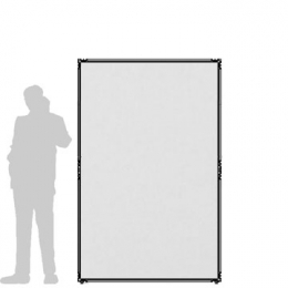 Pannello espositivo CLIPPER LEGGERO - cm 130x200h 