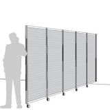 ARL05 scheda prodotto - Separè a parete ALA ROLLER LIGHT Separè a parete ALA ROLLER LIGHT "alveolare" - cm 505x190h (5 elementi) - Separè a parete ALA ROLLER LIGHT