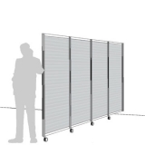 ARL04 scheda prodotto - Separè a parete ALA ROLLER LIGHT Separè a parete ALA ROLLER LIGHT "alveolare" - cm405x190h (4 elementi) - Separè a parete ALA ROLLER LIGHT