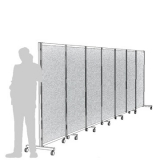 AR07L scheda prodotto - Separè autostabile ALA ROLLER Separè autostabile ALA ROLLER "laminato" - cm 716x190h (7 elementi) - Separè autostabile ALA ROLLER