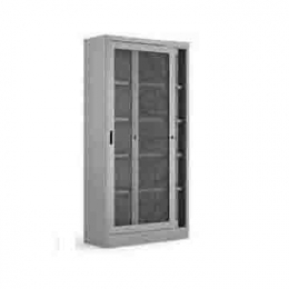 Armadio in lamiera, ad ante scorrevoli con rete cm 120.MD-AR12