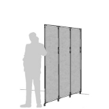 CRL03F scheda prodotto - Separè a parete CLIPPER ROLLER LIGHT Separè a parete CLIPPER ROLLER LIGHT "feltro" - cm 199x201h (3 elementi) - Separè a parete CLIPPER ROLLER LIGHT