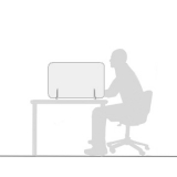 OL70.45 scheda prodotto - Schermo divisorio ONDESK LIGHT - cm 70x45h Schermo divisorio ONDESK LIGHT - cm 70x45h - Schermo divisorio ONDESK LIGHT - cm 70x45h