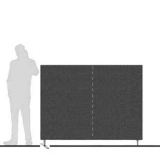 Pannello divisorio TXT di prosecuzione con 1 base dritta - cm 180x140h - Pannello divisorio TXT di prosecuzione con 1 base dritta - cm 180x140h
