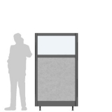 X10.18IF scheda prodotto - Pannello divisorio XILOX Pannello divisorio XILOX "finestrato feltro"- cm100x180h - Pannello divisorio XILOX