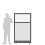 X10.18IL scheda prodotto - Pannello divisorio XILOX Pannello divisorio XILOX "finestrato laminato" - cm100x180h - Pannello divisorio XILOX