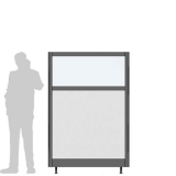 X12.18IL scheda prodotto - Pannello divisorio XILOX Pannello divisorio XILOX "finestrato laminato" - cm120x180h - Pannello divisorio XILOX