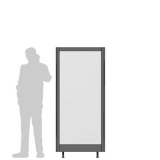 X08.18L scheda prodotto - Pannello divisorio XILOX Pannello divisorio XILOX "laminato" - cm 80x180h - Pannello divisorio XILOX