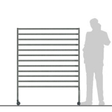 X scheda prodotto - Spalliera autostabile su ruote - cm 130x160h Spalliera autostabile su ruote - cm 130x160h - Spalliera autostabile su ruote - cm 130x160h