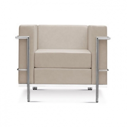 Poltrona attesa con imbottitura in resina poliuretanica espansa indeformabile