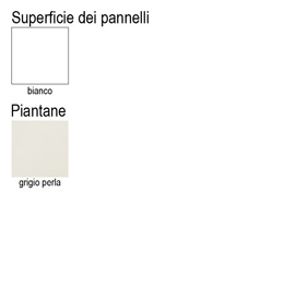 Colori e finiture del separè SPARTA LIGHT