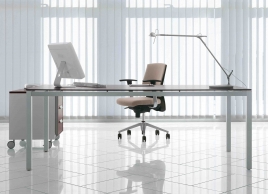 Tavolo multifunzionale collegabile con struttura metallica cm 100.